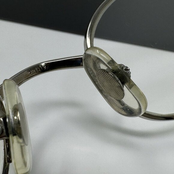 SELIMA OPTIQUE  Polka n A Very Small Eyeglasses Blue Glitter Chrome FRANCE 42-19 - Picture 11 of 16